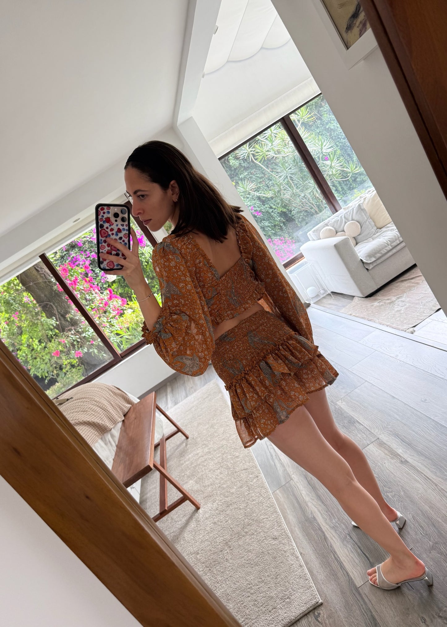 SET FALDA Y TOP CON PRINT