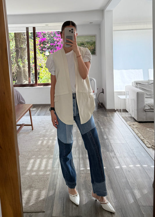 SUIT VEST BLANCO