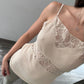BLUSA DE KNIT CON ENCAJE