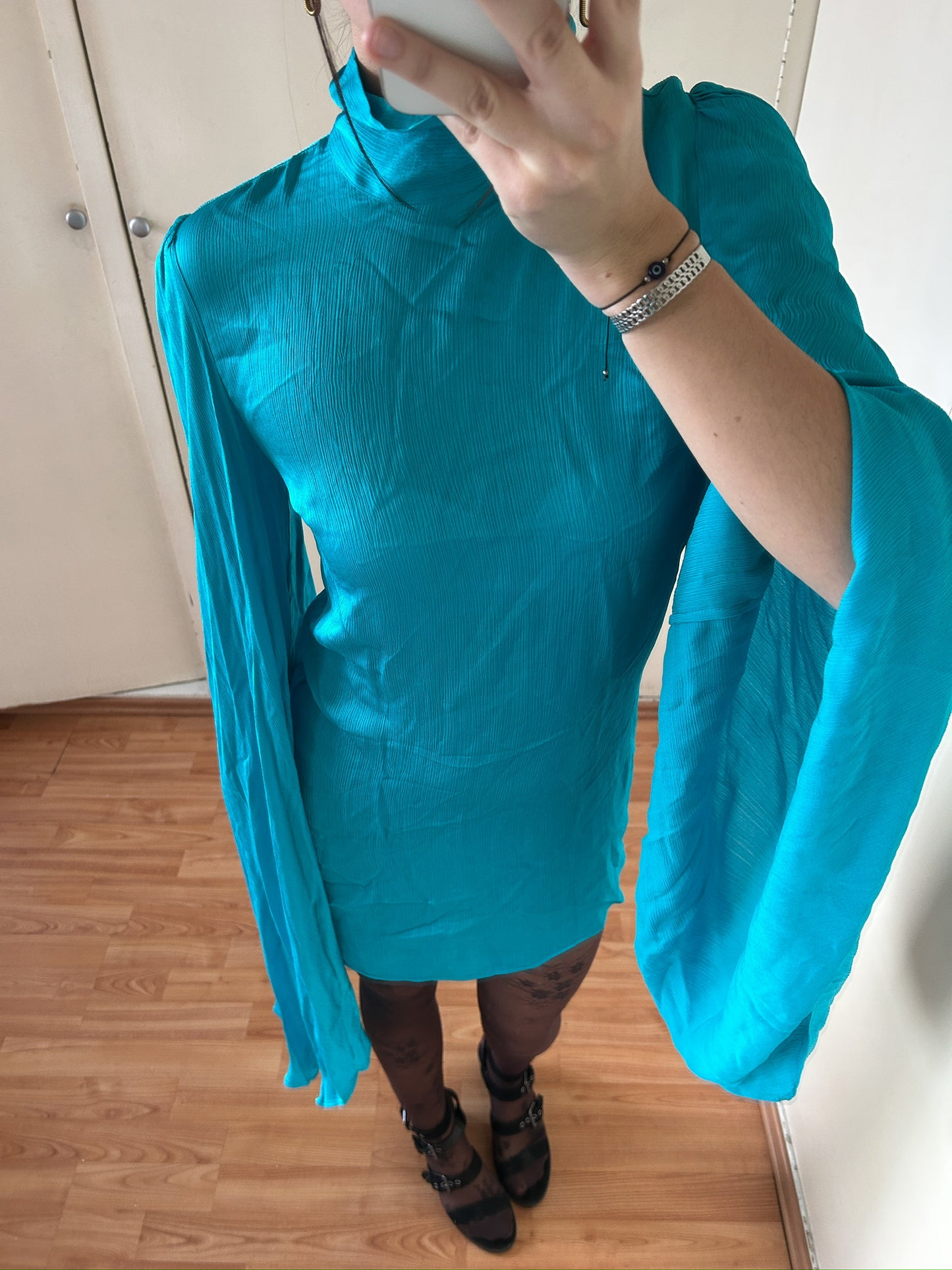 VESTIDO TURQUESA MINI