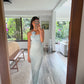 VESTIDO BABY BLUE CON FLOR