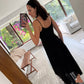VESTIDO NEGRO PLIZADO