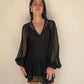 VESTIDO CROCHET NEGRO