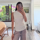 TOP ONE SHOULDER FRUNCIDO