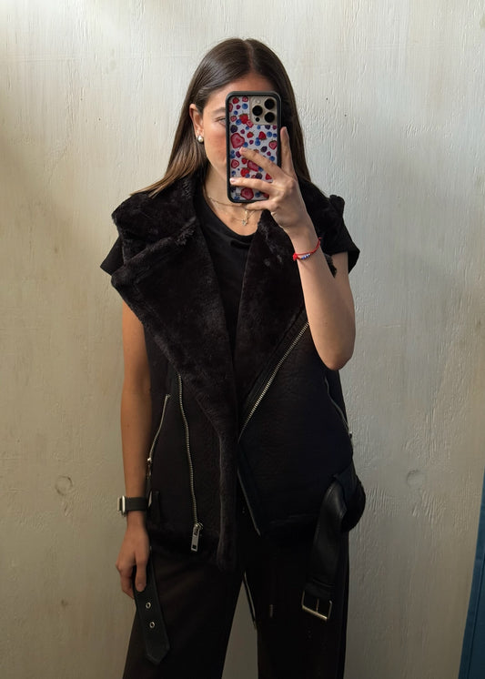 CHALECO FURRY OVERSIZED