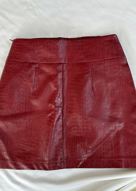 HOUSE OF THE DRAGONS BURGUNDY SKIRT