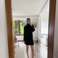 VESTIDO DE TIPO SUETER CON CUELLO ALTO