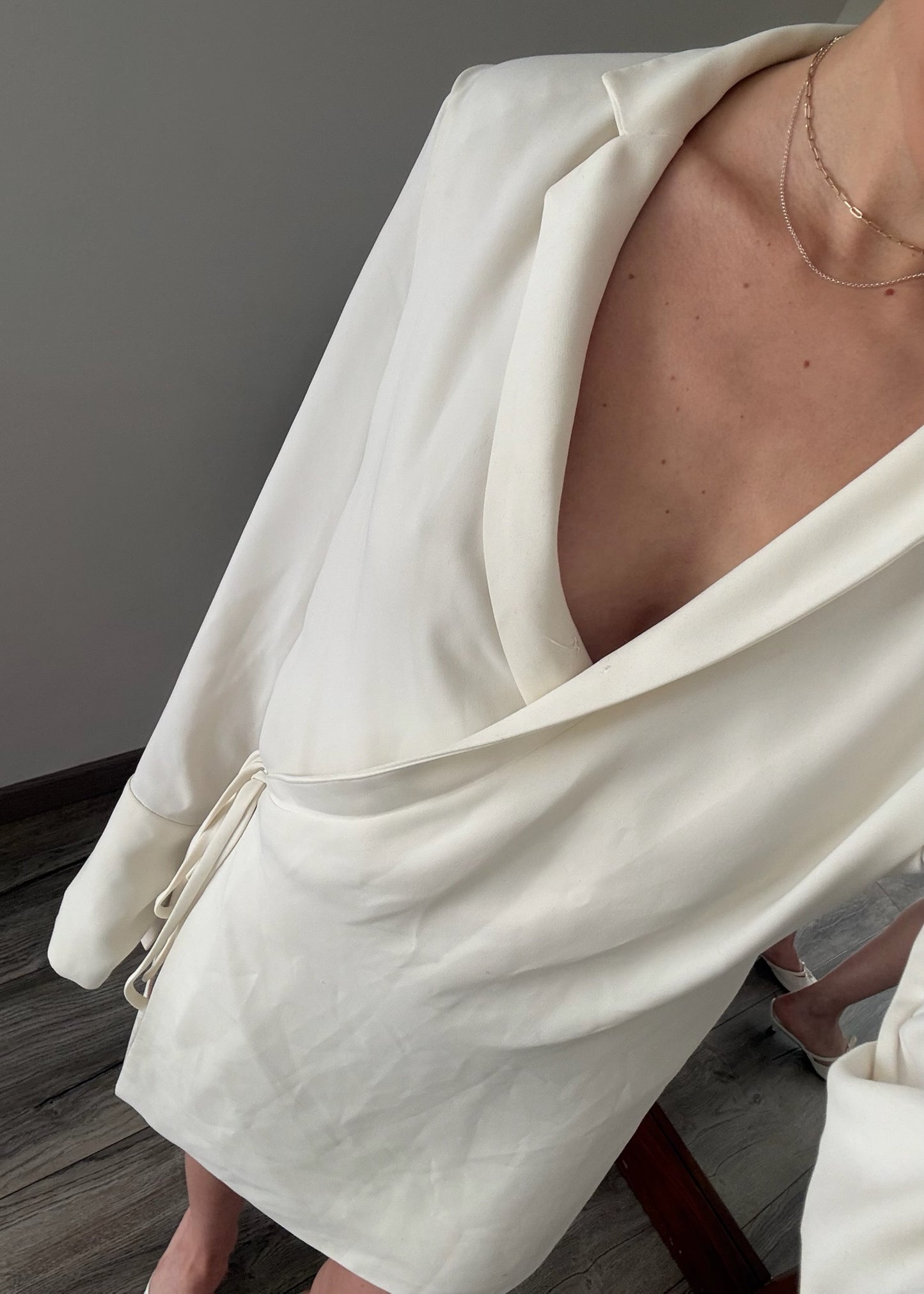 VESTIDO SILKY DE TIPO CAMISA