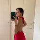 JUMPER HALTER ROJO
