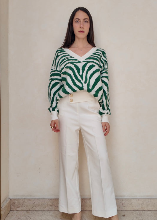 PANTALÓN DE VESTIR PRETINA CRUZADA