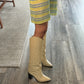 WIDE CROCO BOOTS