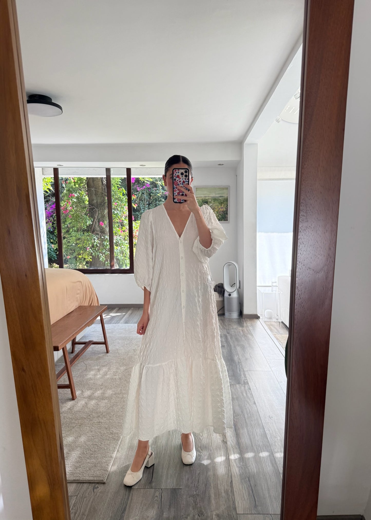 VESTIDO DE TIPO CAMISA MIDI