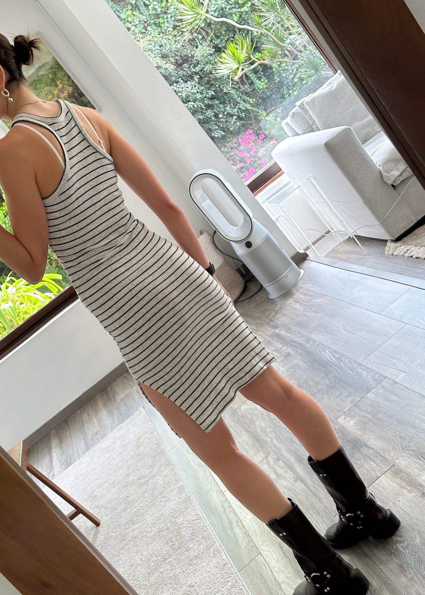 TANK TOP DRESS STRIPED