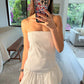 VESTIDO BOMBÓN MINI BLANCO