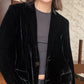 BLAZER TERCIOPELO NEGRO