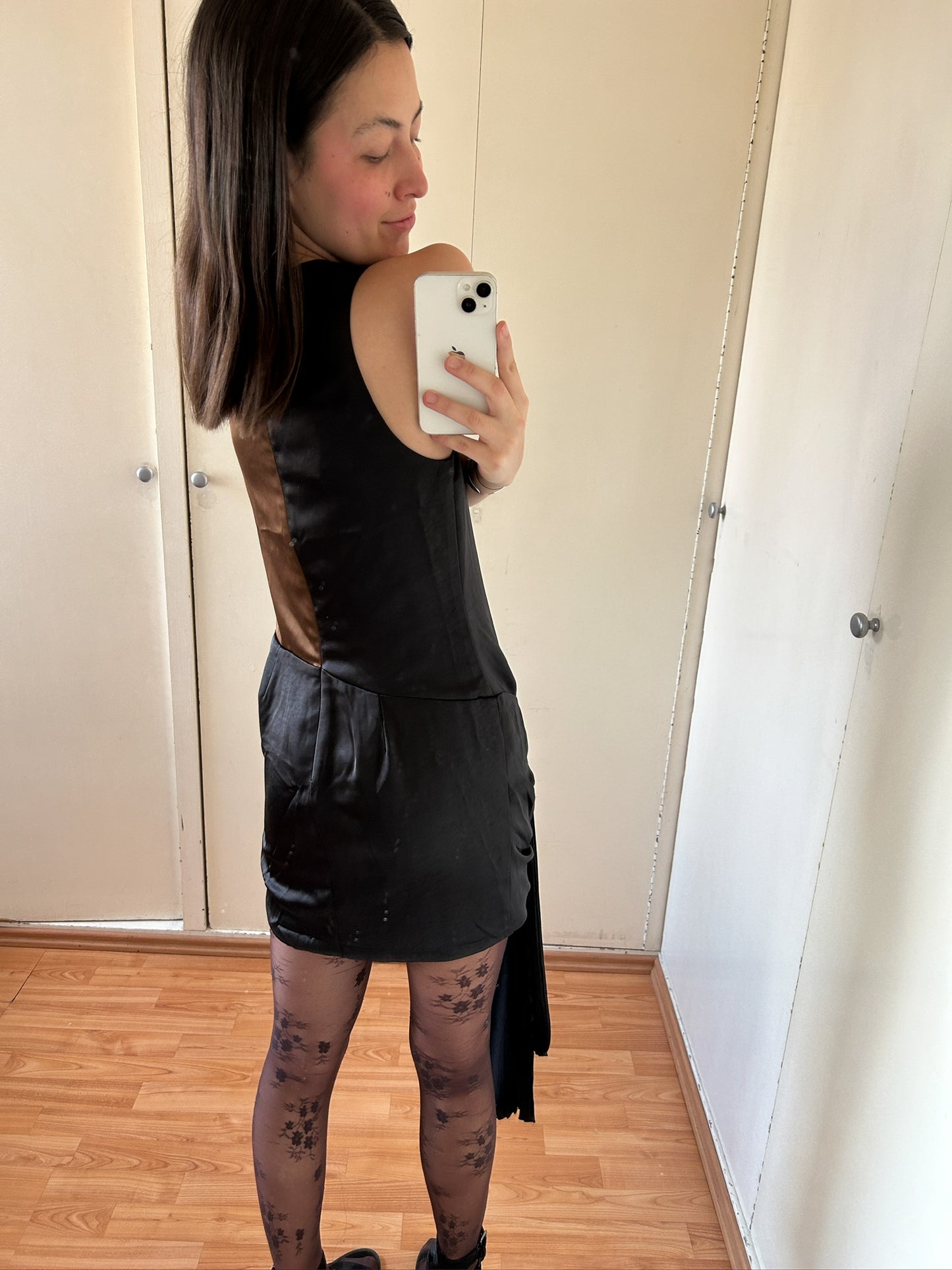 VESTIDO SILKY BICOLOR