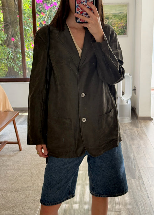 BLAZER/CAMISA VERDE MILITAR