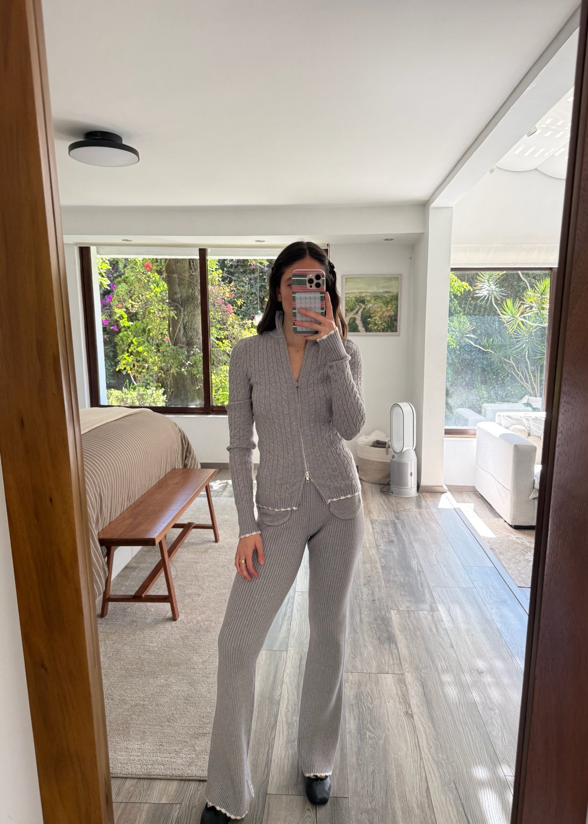 SET LOUNGY GIRLY GRIS