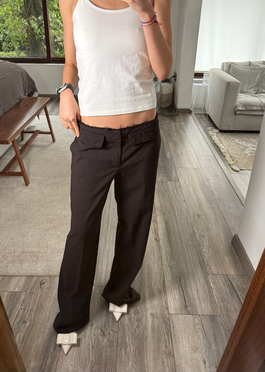 PANTALÓN LOW RISE CHOCOLATE