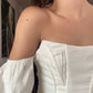 CORSET BLANCO OFF THE SHOULDER