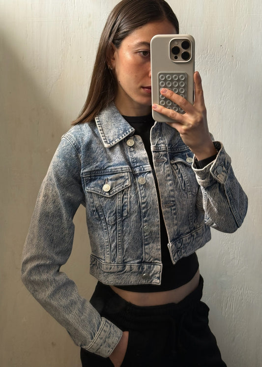 CHAMARRA DENIM CROPPED