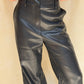 PANTALÓN AZUL FAUX LEATHER