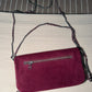 CLUTCH GAMUZA BURGUNDY