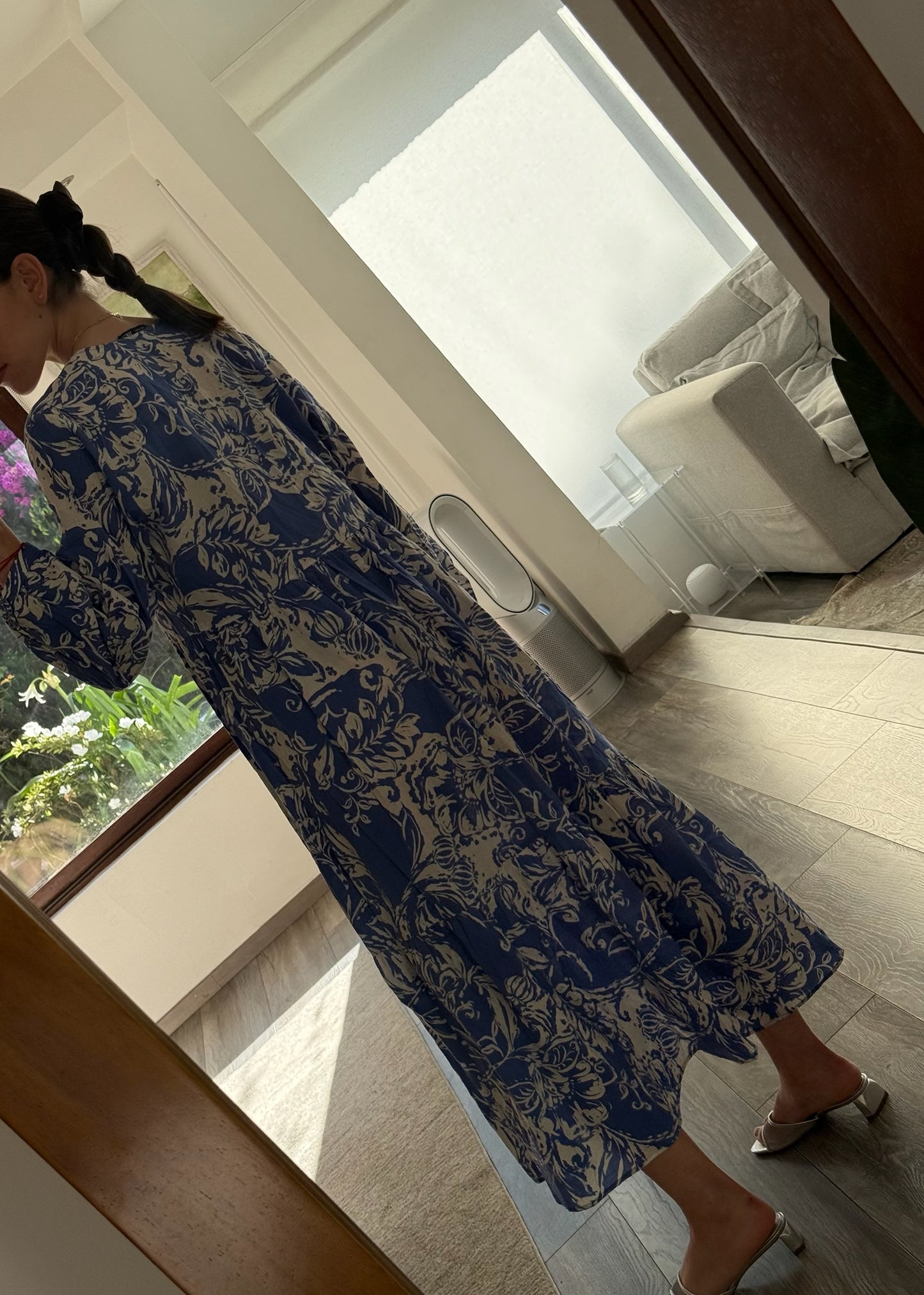 VESTIDO MIDI PRINT FLORES