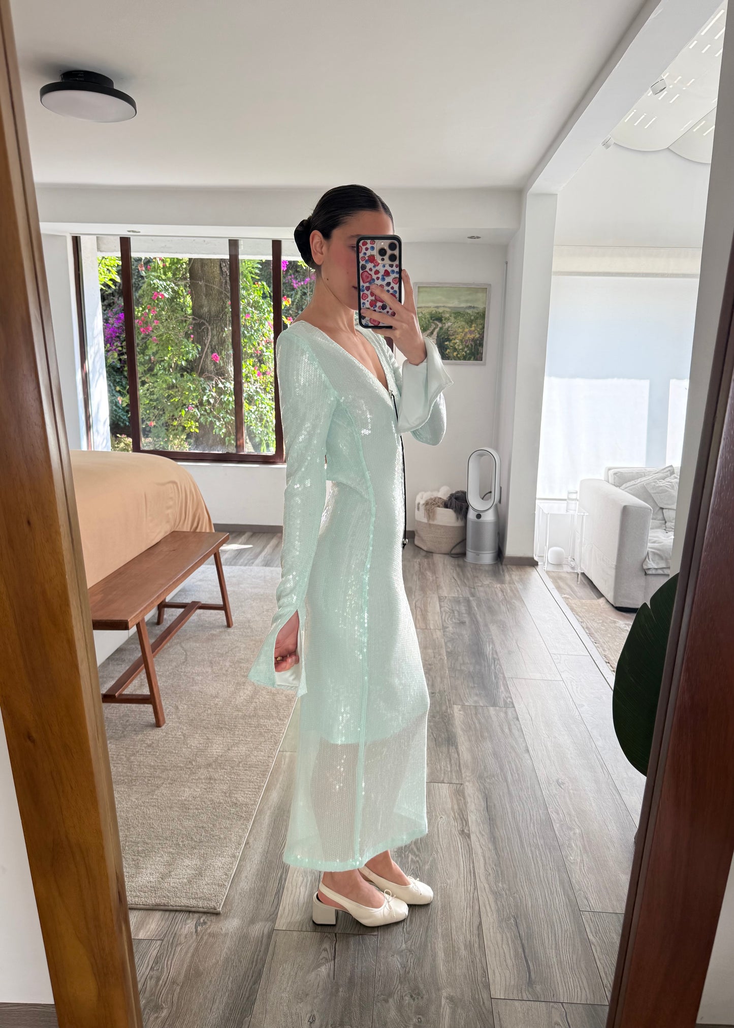 VESTIDO DE LENTEJUELAS LONG SLEEVE