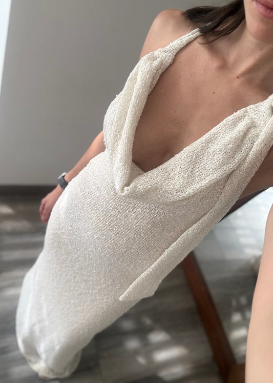 VESTIDO MAXI DE KNIT
