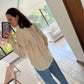 CAMISA TAUPE DE TIPO LINO