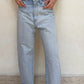 JEANS BARREL CROP