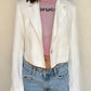 BLAZER TIPO LINO BLANCO