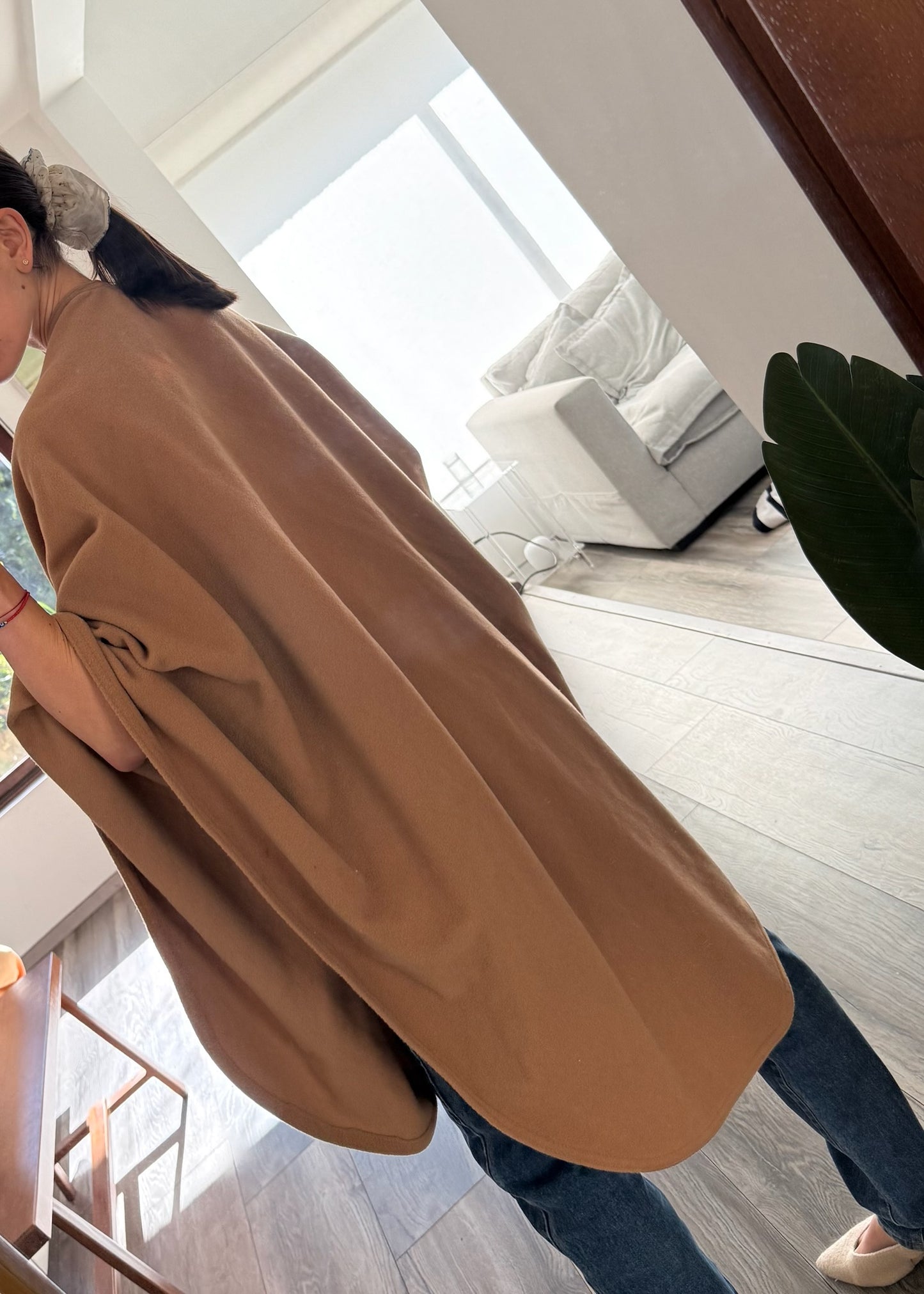 PONCHO COLOR CAMELLO