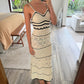 VESTIDO DE KNIT B&W