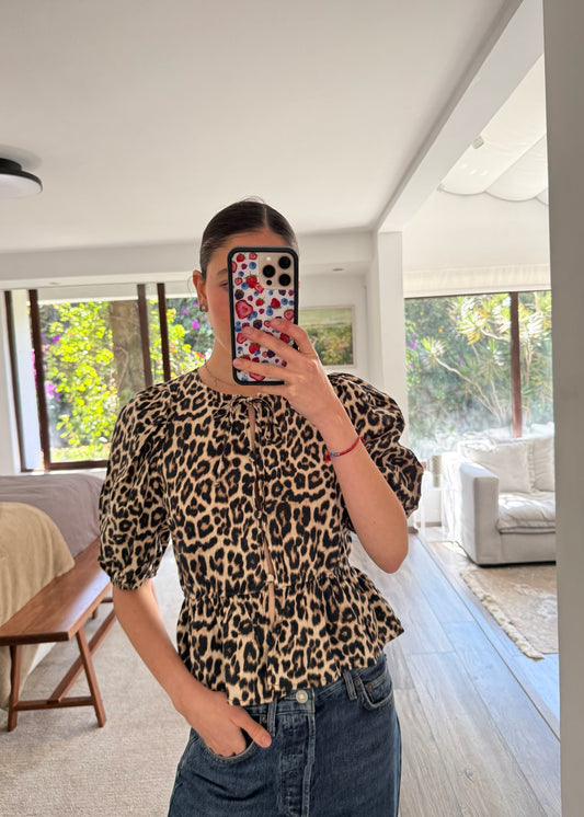 TOP ANIMAL PRINT