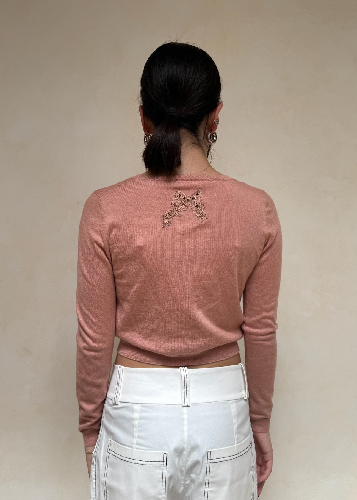 CARDIGAN PALE PINK