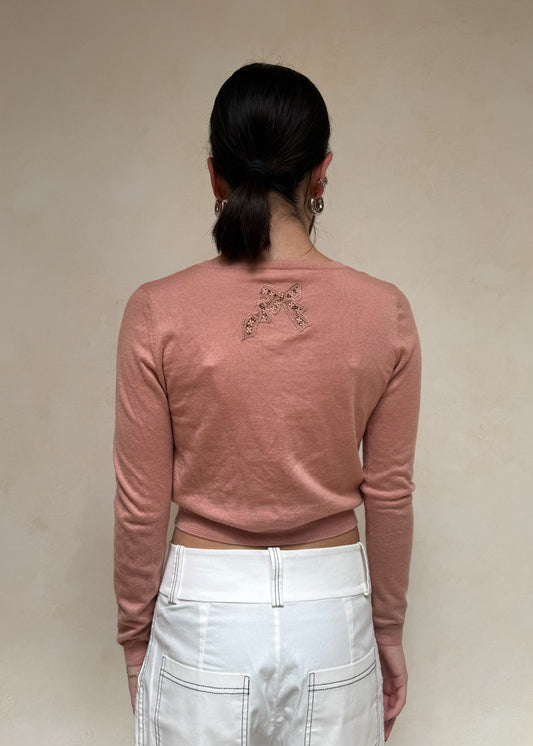 CARDIGAN PALE PINK