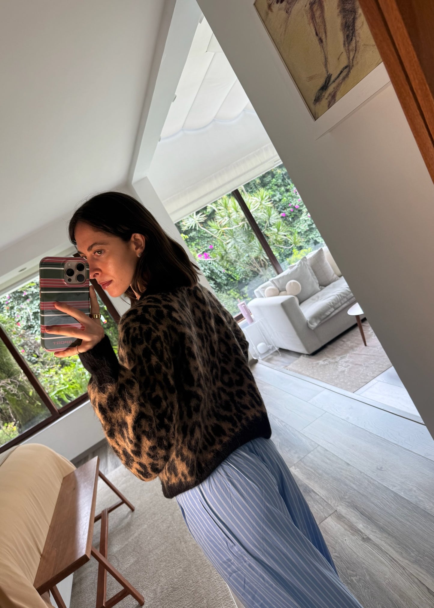SUÉTER CHUNKY LEOPARD PRINT