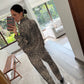 SET SATINADO ANIMAL PRINT