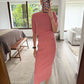 SET VINTAGE DE KNIT ROSA