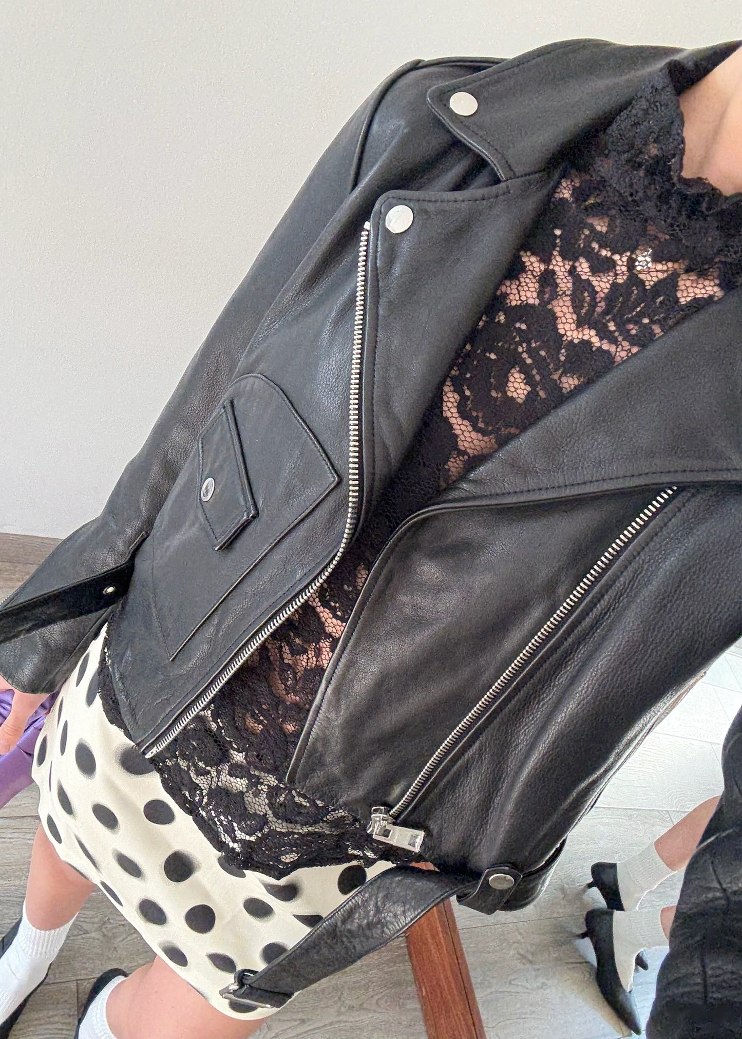 BIKER JACKET DE PIEL