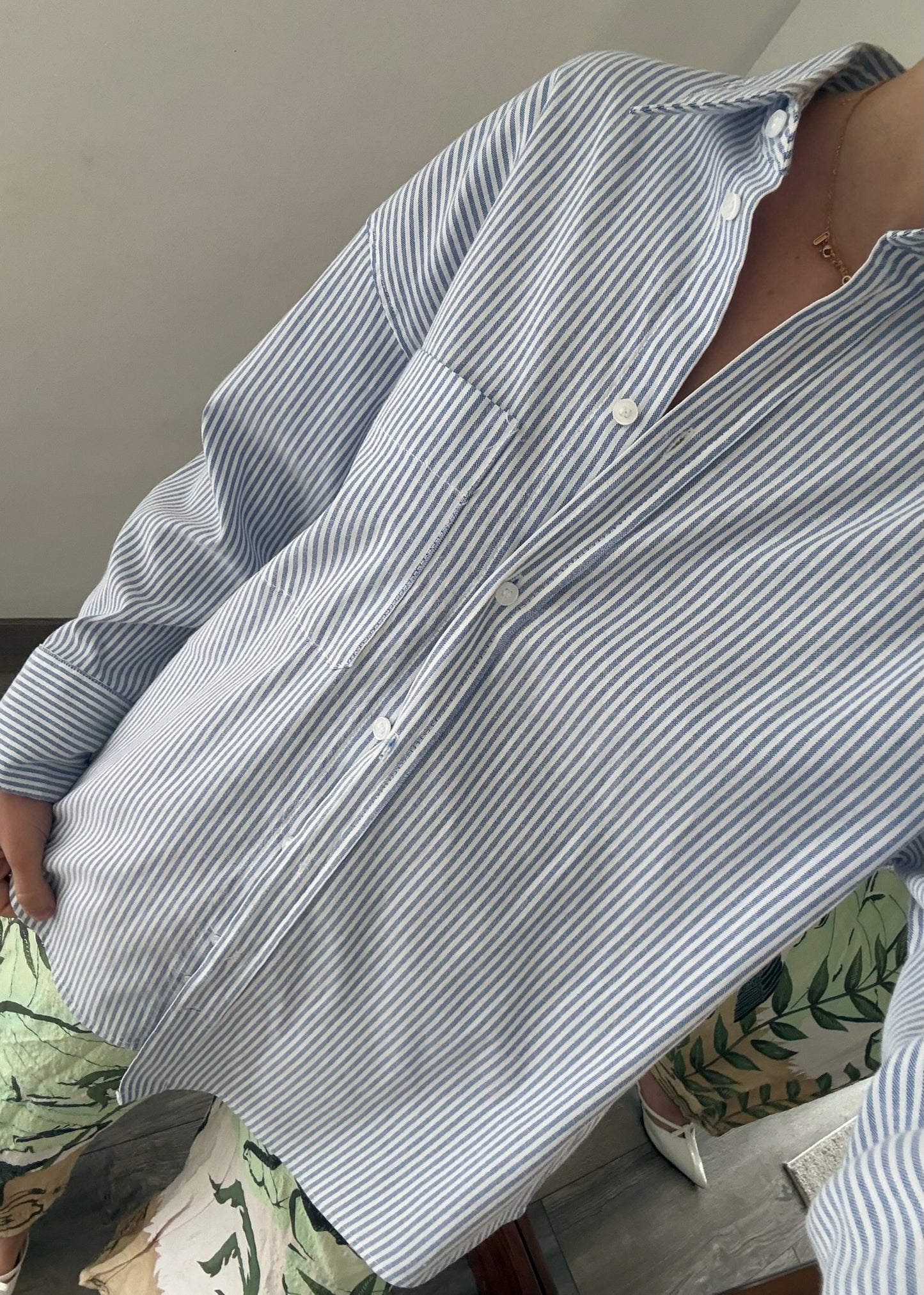 CAMISA STRIPED AZUL