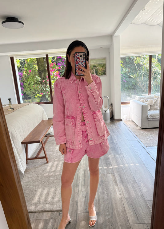 SET DENIM ROSA
