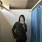 CHAMARRA DENIM VERDE MILITAR