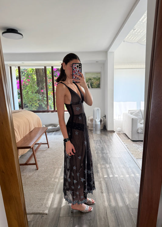 VESTIDO DE ESTRELLAS PLAYERO