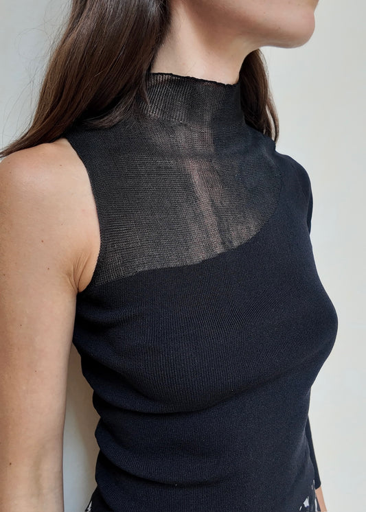 TOP ONE SHOULDER DE KNIT
