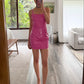 VESTIDO ROSA BARBIE