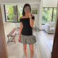 VESTIDO BOMBÓN CON CUADROS