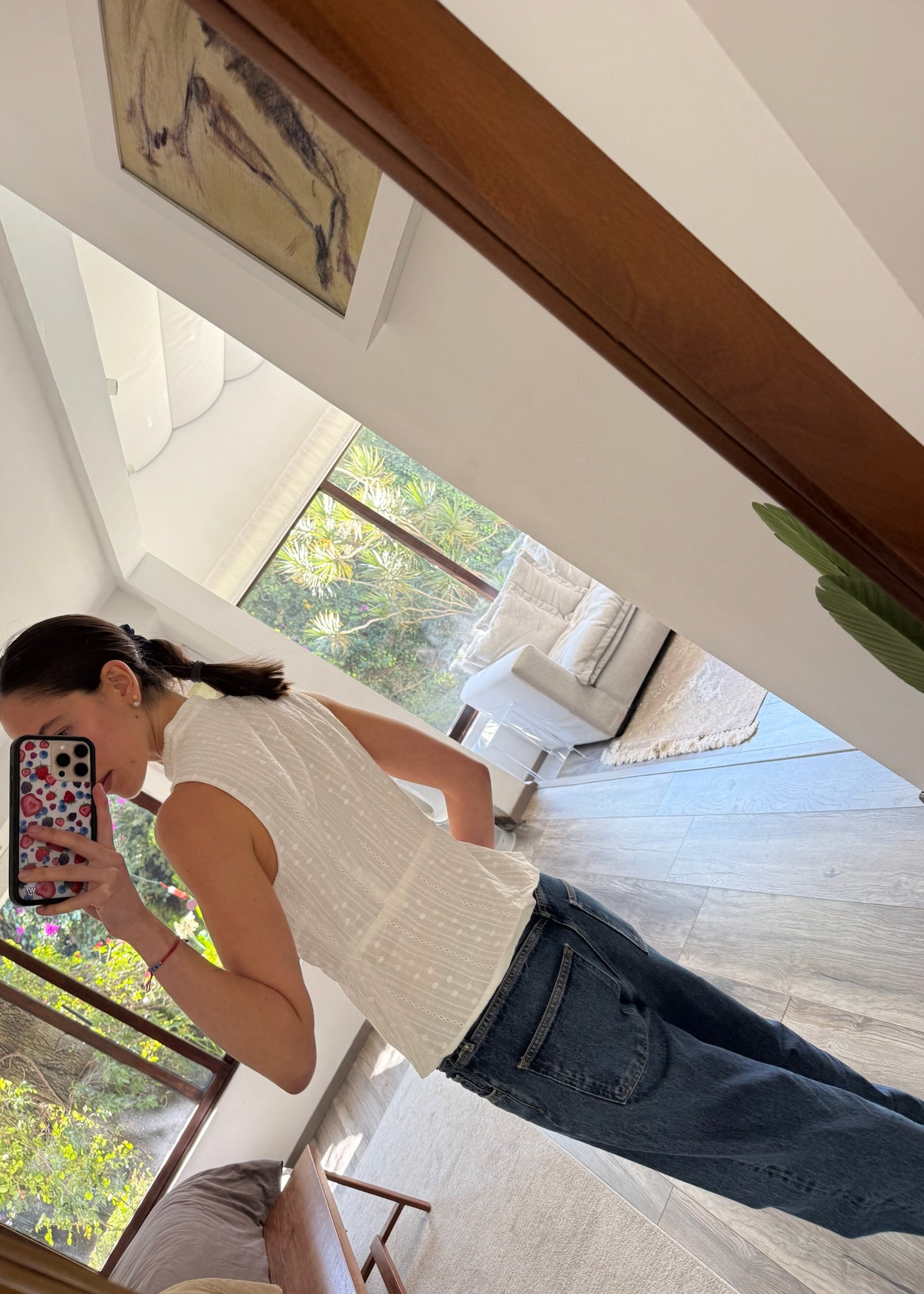 CAMISA SIN MANGAS CON TEXTURA